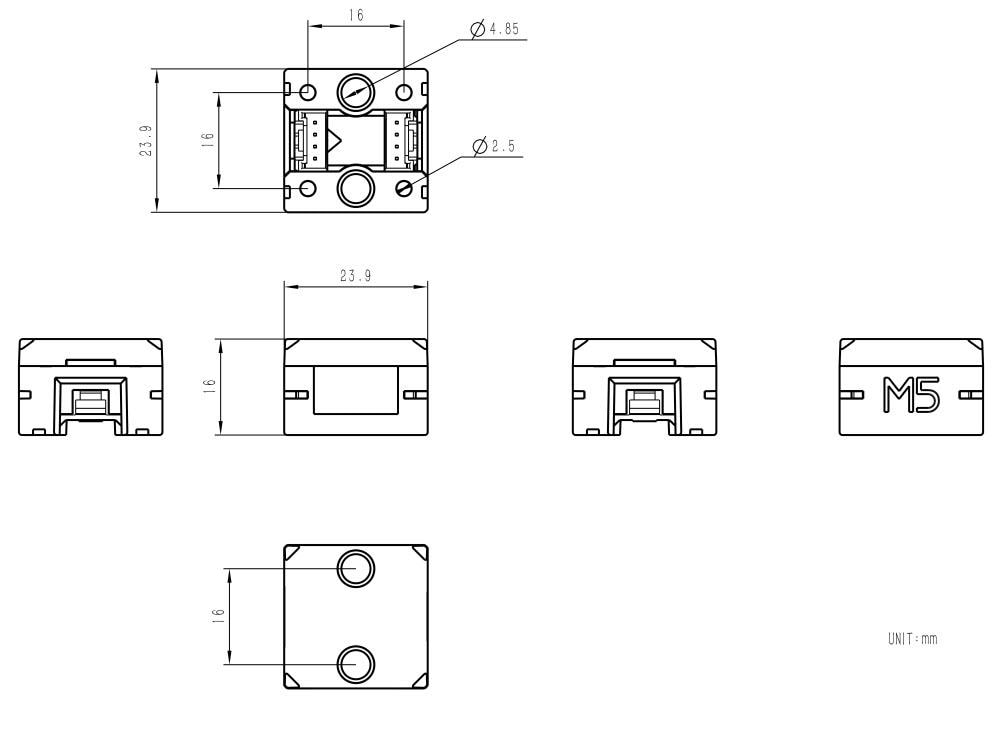 Mechanical Drawing - M5Stack Chain Mount